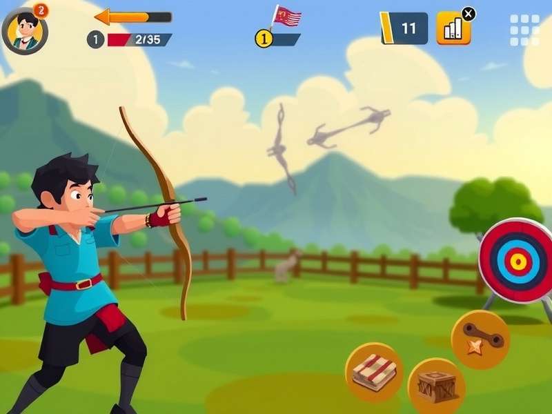 Desi Archery Ace Game Screenshot